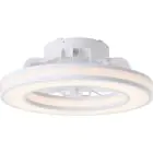 Brilliant Mondello Ventilator Plastik Weiß 23W 3100lm - 827-865 CCT | 420mm - Fernsteuerung Dimmbar